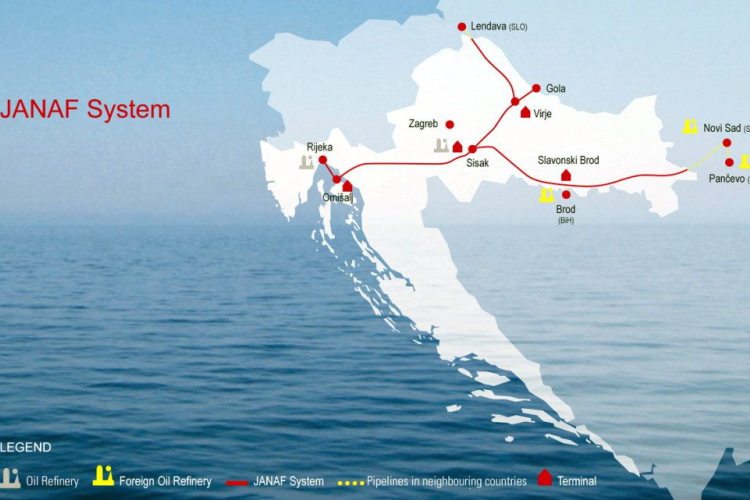 A horvát kormány elutasítja, hogy nyerészkedne a Magyarországra szállított kőolajon