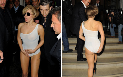 Semmit sem fedett Lady Gaga ruhája